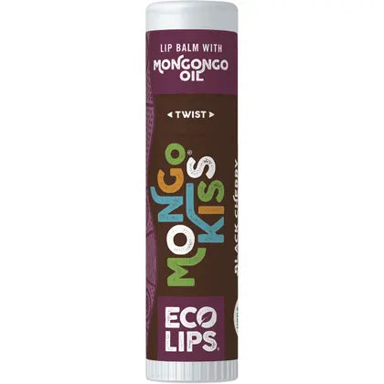 Eco Lips- Lip Balm Display Mongo Kiss Black Cherry-15x7g