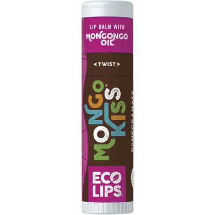 Eco Lips- Lip Balm Display Mongo Kiss Pomegranate-15x7g