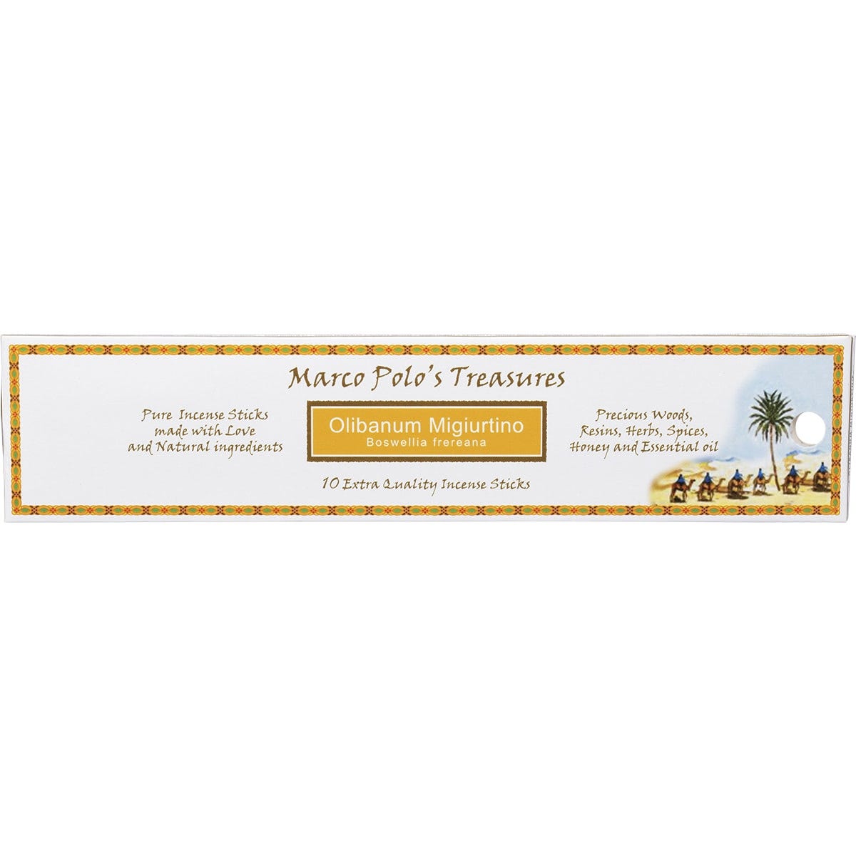 Marco Polo's Treasures- Incense Sticks Olibanum Migiurtino-10pk