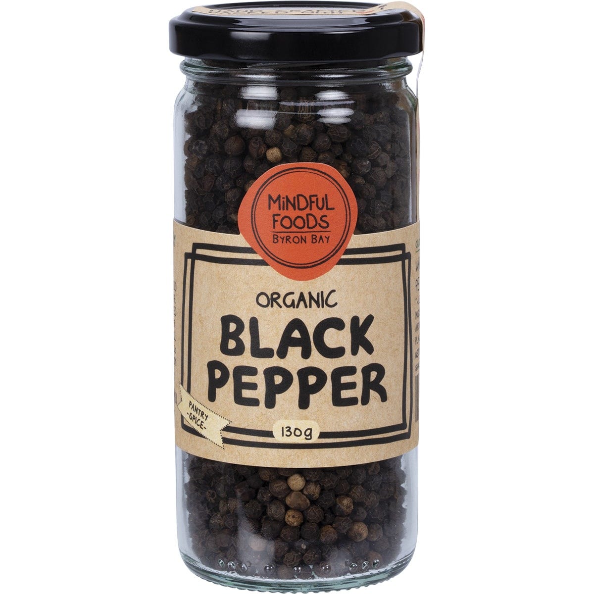 Mindful Foods- Black Pepper Organic-130g