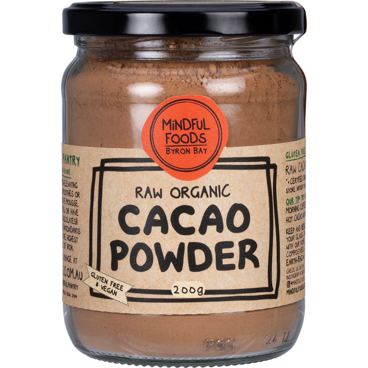Mindful Foods- Cacao Powder Raw Organic-200g