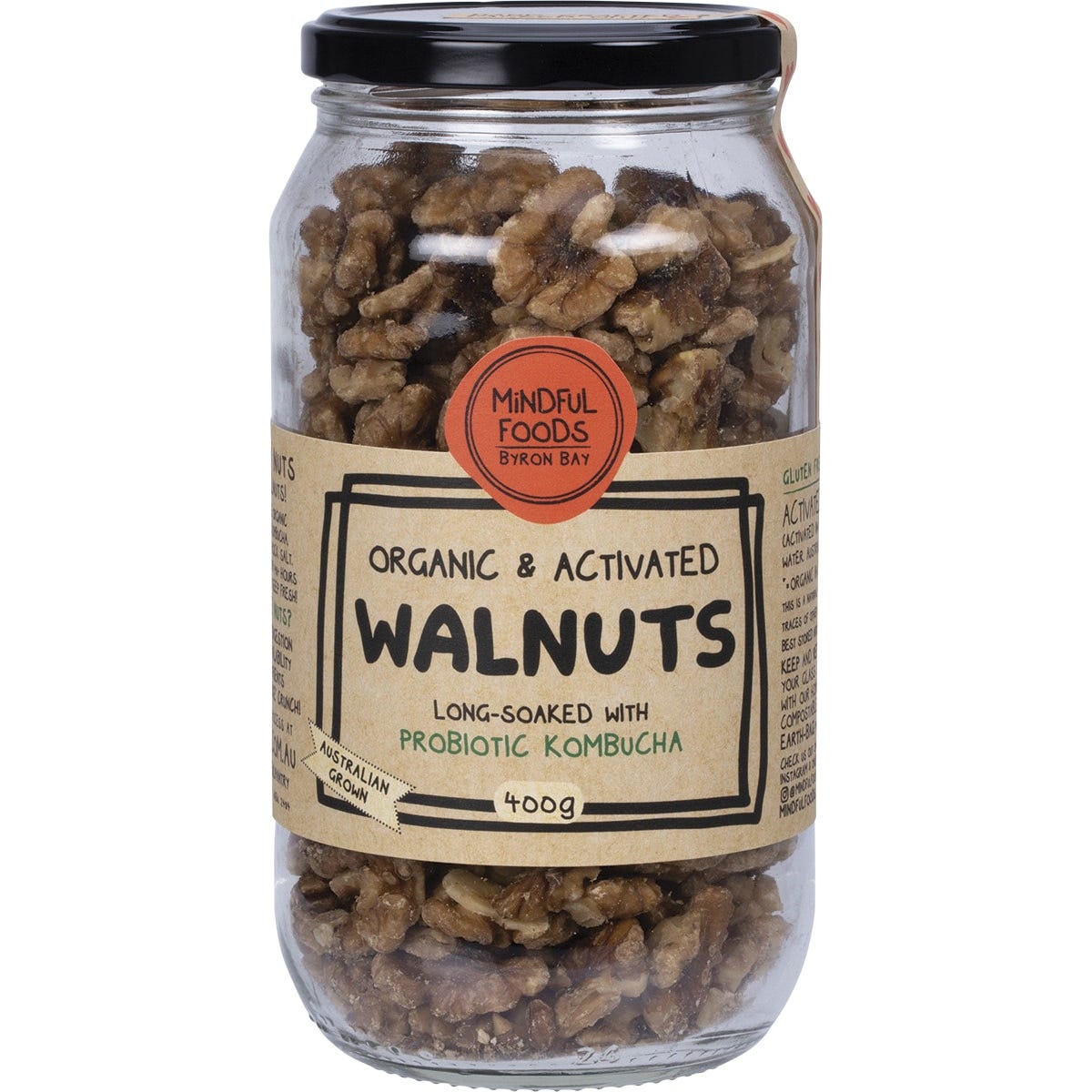 Mindful Foods- Walnuts Organic & Activated-400g