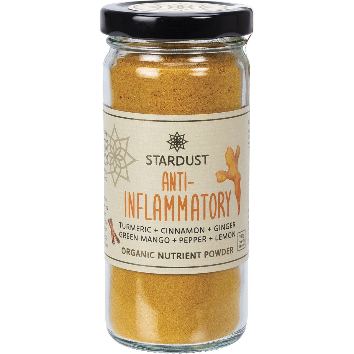 Mindful Foods- Stardust Anti-Inflammatory Organic Nutrient Powder-100g