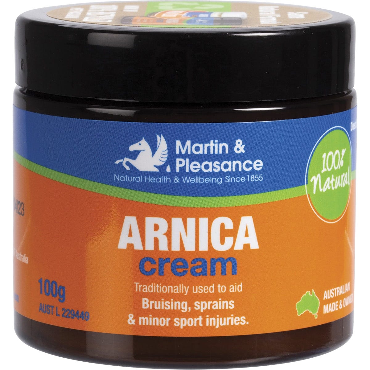 Martin & Pleasance- Arnica Herbal Cream Jar-100g
