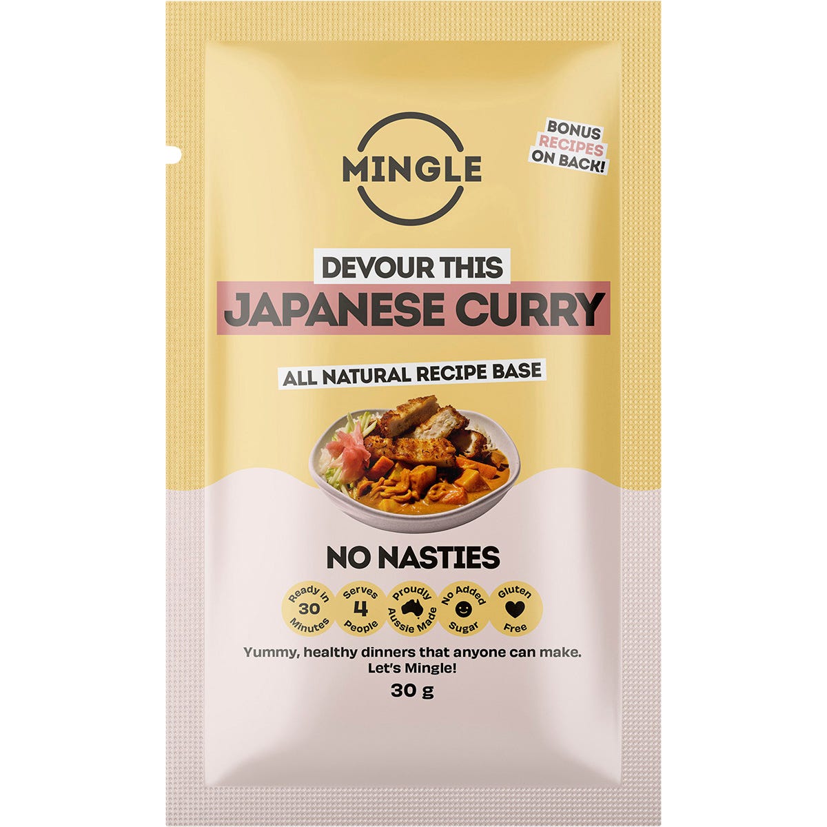 Mingle- Japanese Curry All Natural Recipe Base-12x30g