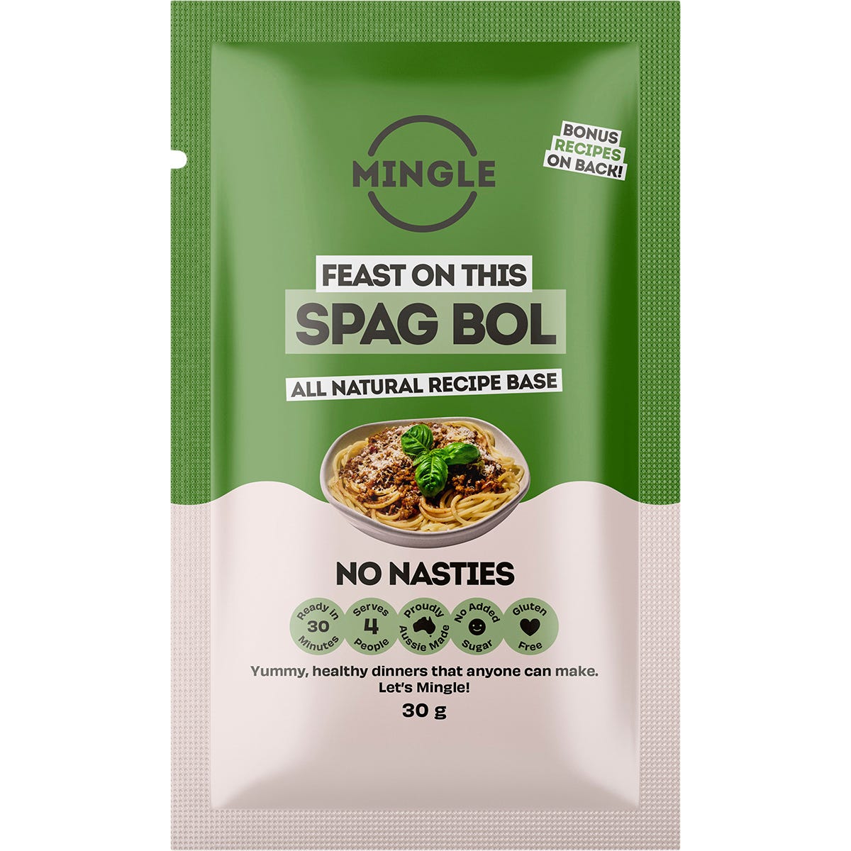 Mingle- Spag Bol Speedy-Style All Natural Recipe Base-12x30g