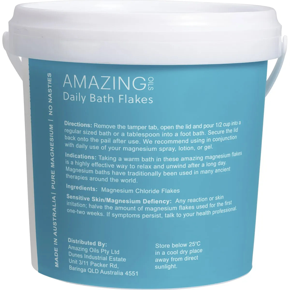 Amazing Oils- Magnesium Daily Bath Flakes Pure Magnesium Chloride-2kg