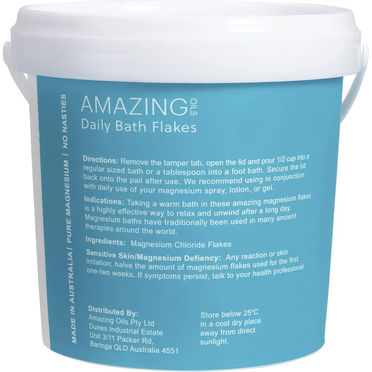 Amazing Oils- Magnesium Daily Bath Flakes Pure Magnesium Chloride-5kg
