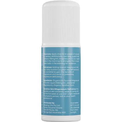 Amazing Oils- Magnesium Daily Gel Pure Magnesium Gel Roll-On-60ml