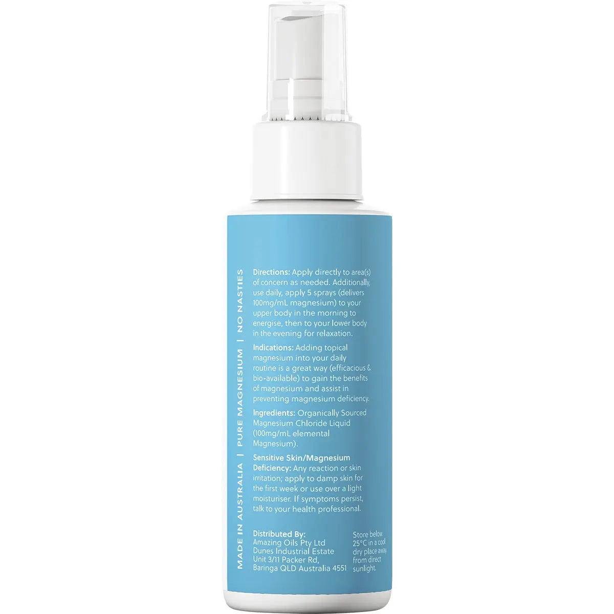 Amazing Oils- Magnesium Daily Spray Pure Magnesium Oil-125ml