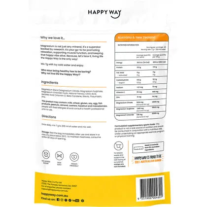 Happy Way- Magnesium Powder Tropical-315g
