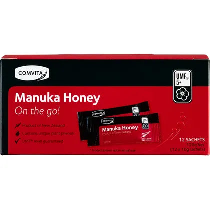 Comvita- Manuka Honey On The Go UMF 5+-12pk