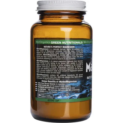Green Nutritionals- Marine Magnesium Powder 260mg-100g