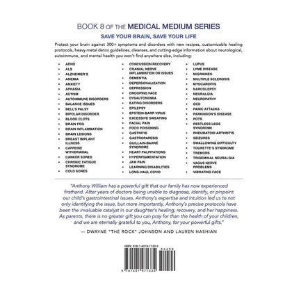 Book- Medical Medium Brain Saver Protocols by Anthony William