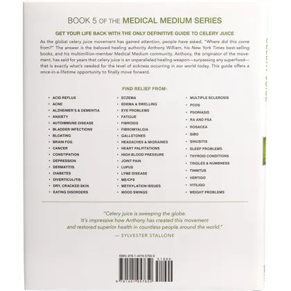 Book- Medical Medium Celery Juice By Anthony William