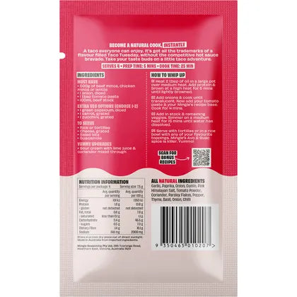 Mingle- Mellow Taco All Natural Recipe Base-12x30g