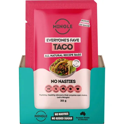Mingle- Mellow Taco All Natural Recipe Base-12x30g