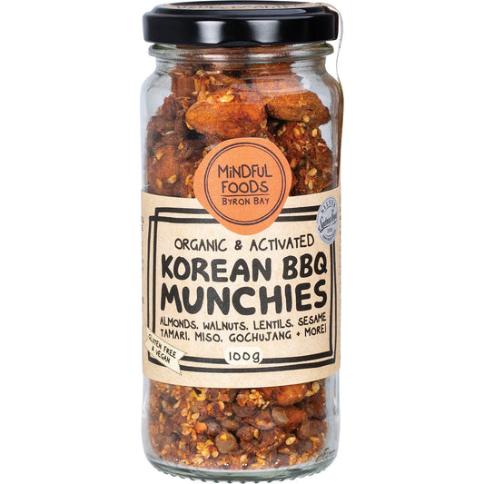 Mindful Foods- Korean BBQ Munchies Organic & Activated-100g