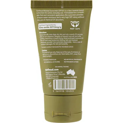 Surfmud- Mineral Sunscreen SPF 50+-50g