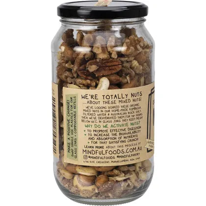 Mindful Foods- Mixed Nuts Organic & Activated-450g