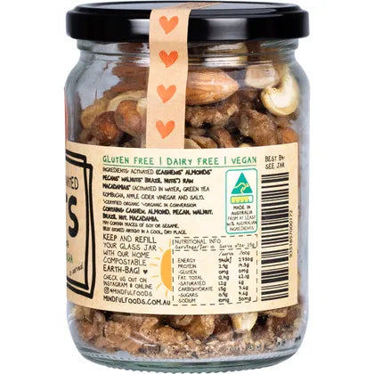 Mindful Foods- Mixed Nuts Organic & Activated-250g