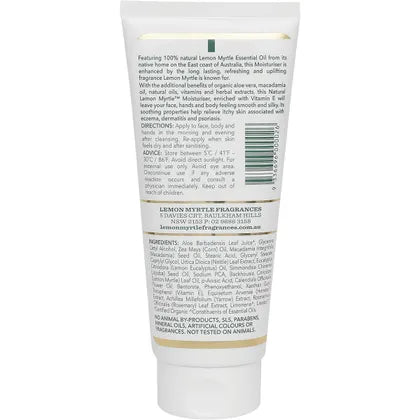 Lemon Myrtle Fragrances- Moisturiser-200ml