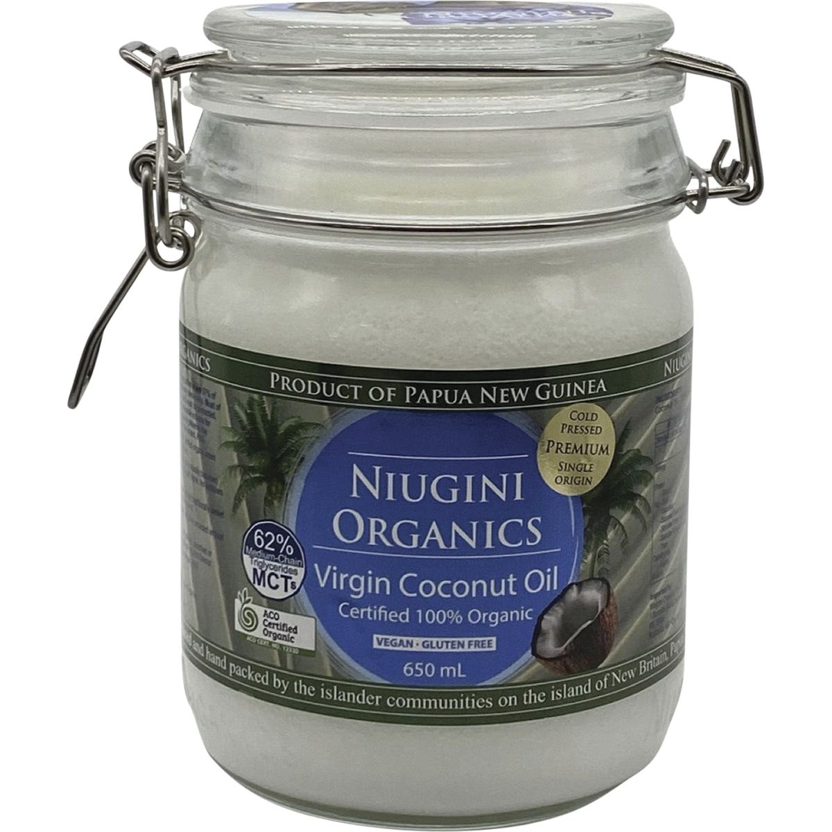 Niugini Organics- Virgin Coconut Oil 100% Pure-650ml
