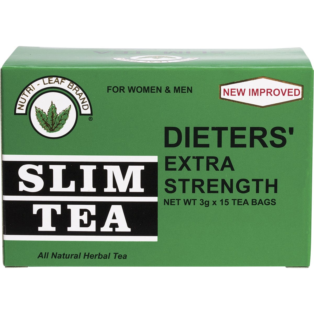 Nutri-Leaf- Herbal Tea Bags Slim Tea Extra Strength-15pk
