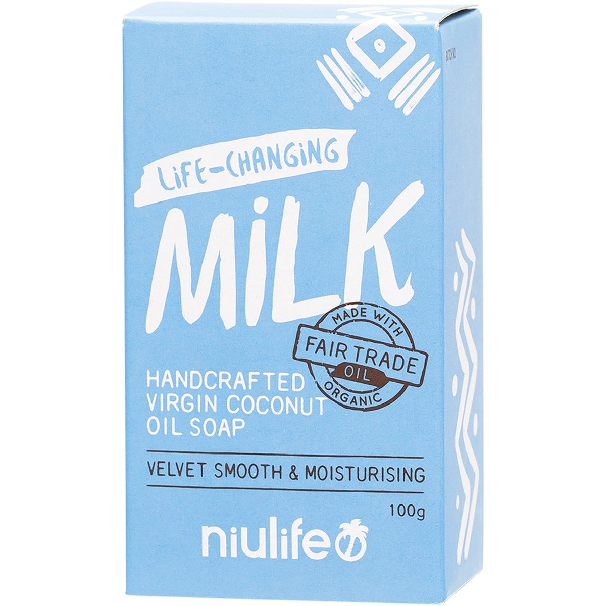 Niulife- Coconut Oil Soap Coconut Milk-100g