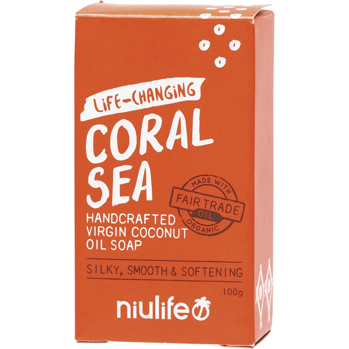 Niulife- Coconut Oil Soap Coral Sea-100g
