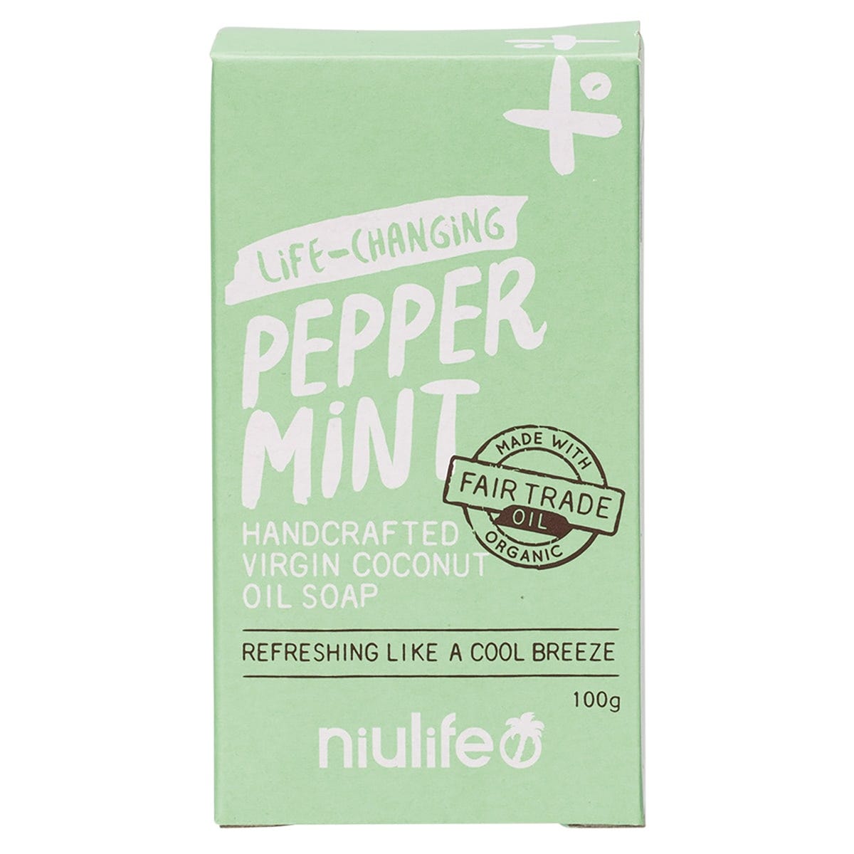 Niulife- Coconut Oil Soap Peppermint-100g