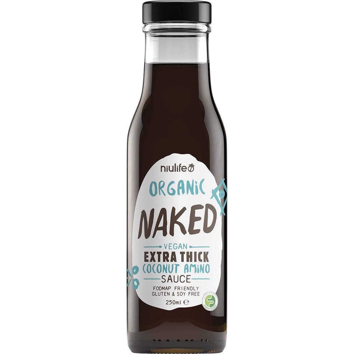 Niulife- Organic Coconut Amino Sauce Extra Thick Naked-6x250ml