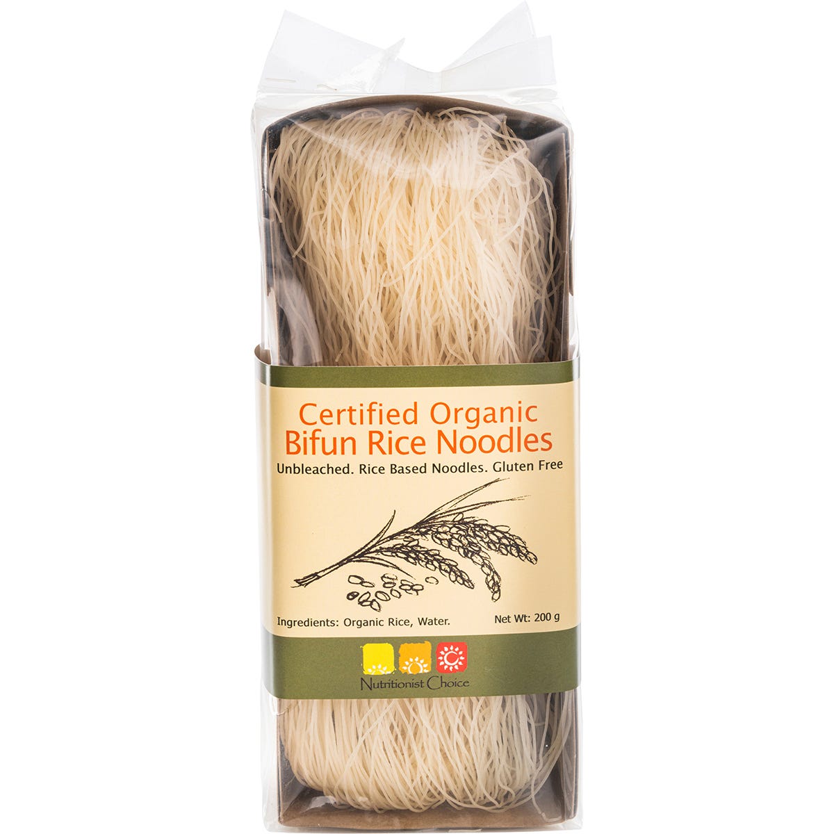 Nutritionist Choice- Rice Noodles Bifun Unbleached-200g