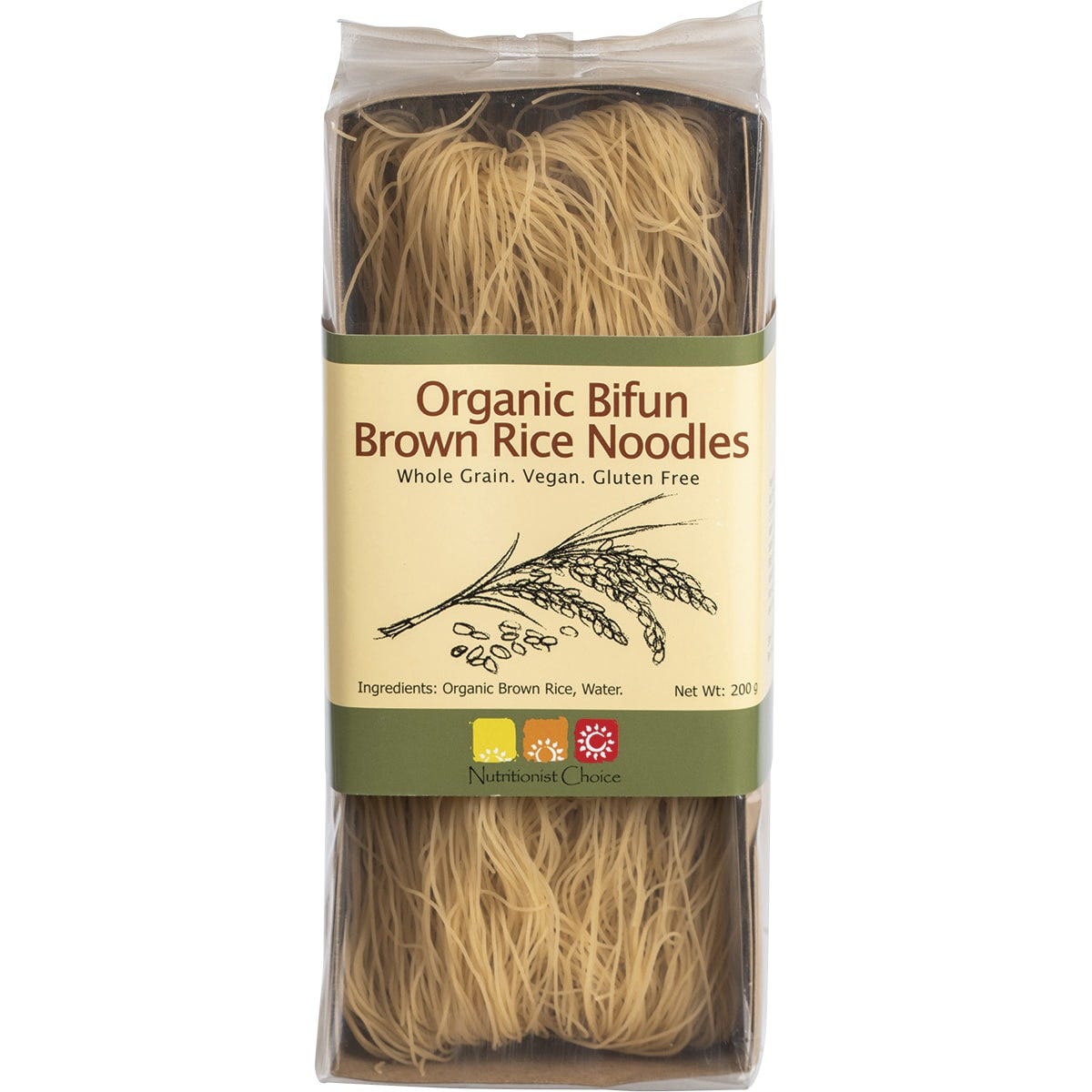 Nutritionist Choice- Rice Noodles Bifun Brown-200g