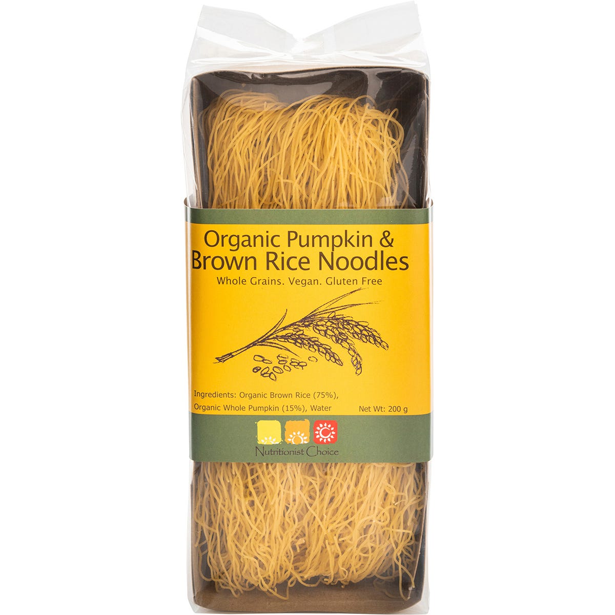 Nutritionist Choice- Rice Noodles Pumpkin & Brown-200g