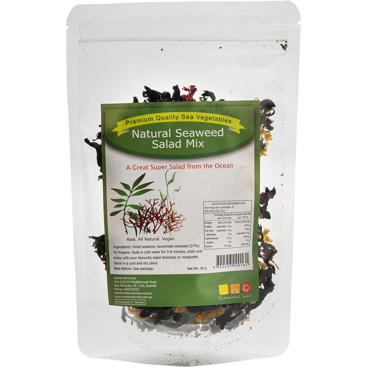 Nutritionist Choice- Seaweed Salad Mix-30g
