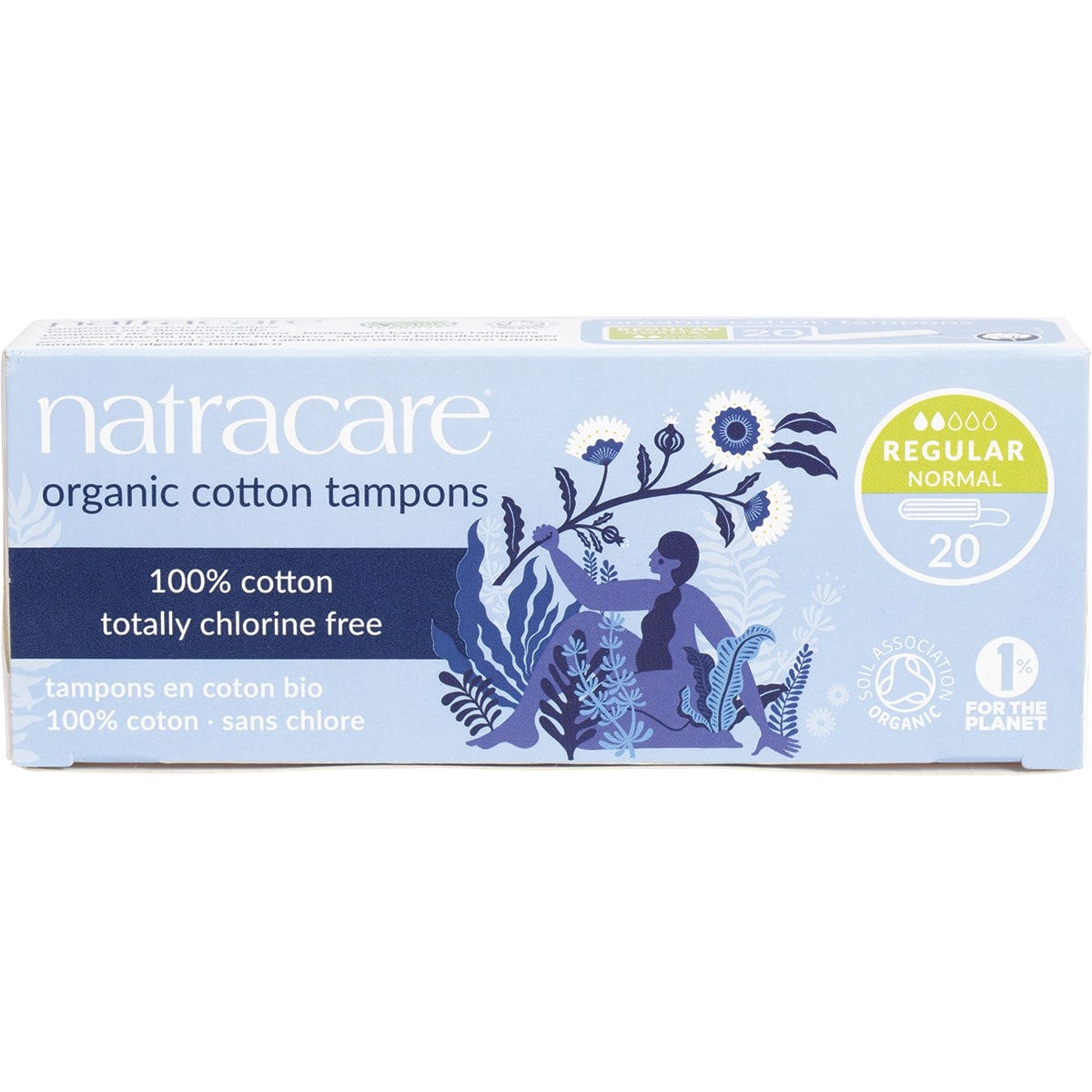 Natracare- Tampons (Non-Applicator) Regular-20pk