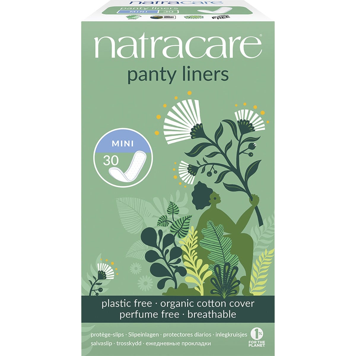 Natracare- Panty Liners Mini-30pk