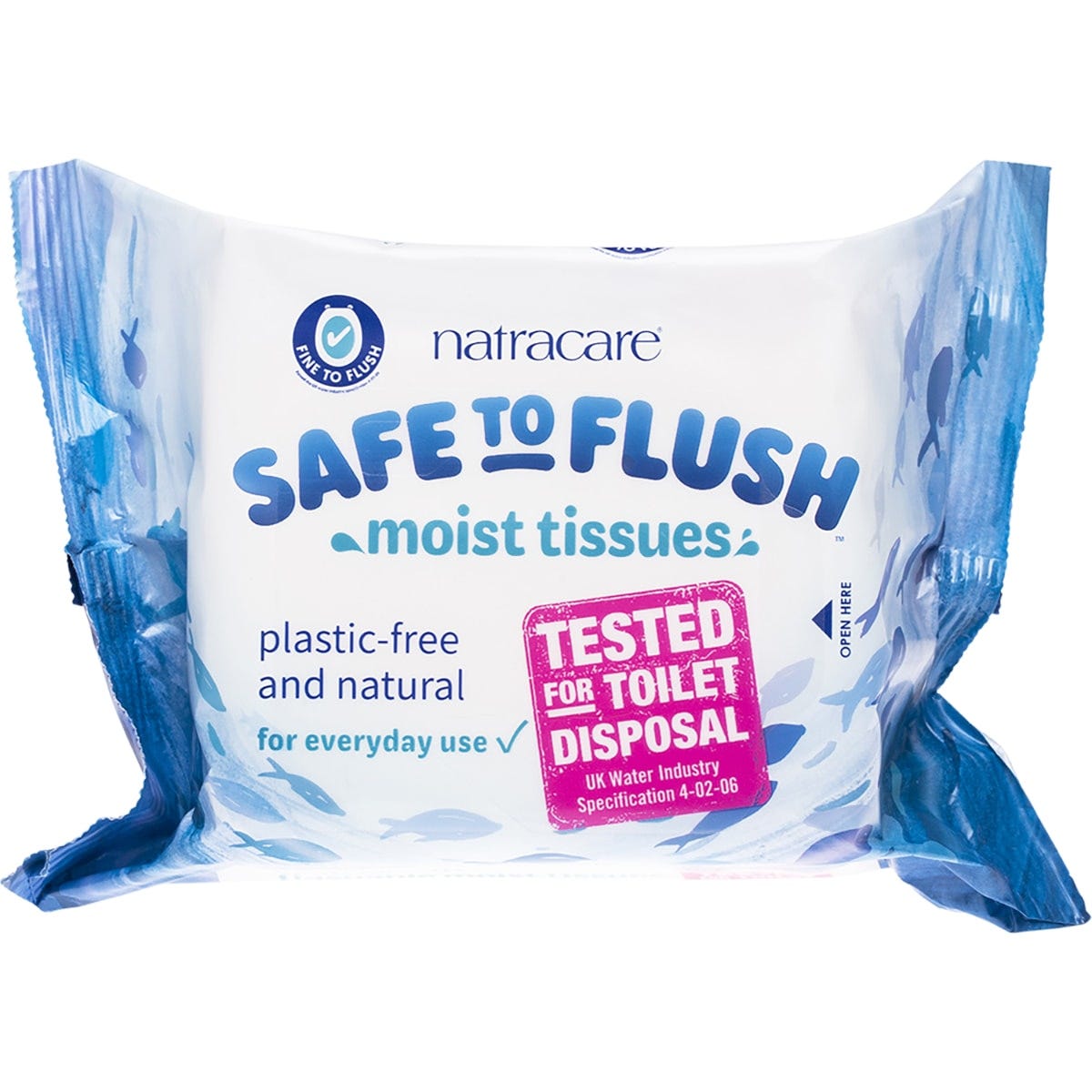 Natracare- Moist Tissues Safe To Flush-30pk