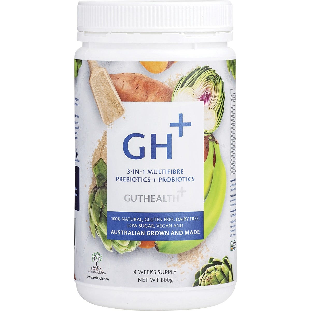 Natural Evolution- GH+ Prebiotics + Probiotics 3-in-1 Multifibre-800g
