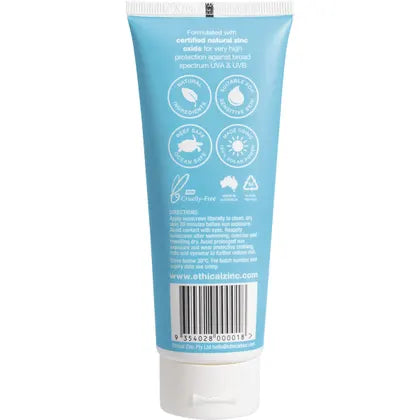 Ethical Zinc- Natural Clear Zinc Sunscreen SPF 50+-100g