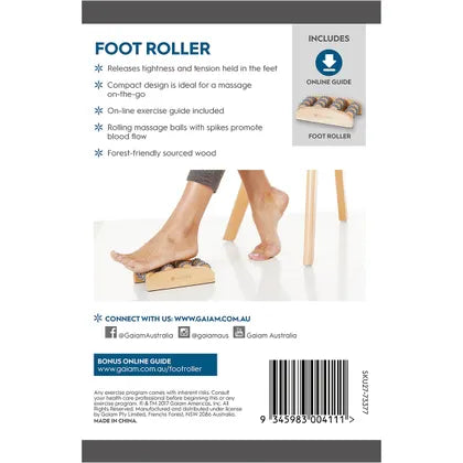 Gaiam- Natural Health Foot Roller