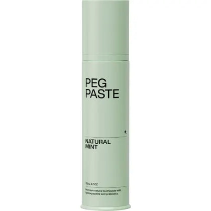 Peg Paste- Natural Toothpaste with Hydroxyapatite Natural Mint-190g