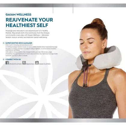 Gaiam- Neck Massager with USB Charger
