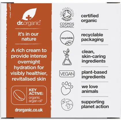 Dr. Organic- Night Cream Moroccan Argan Oil-50ml