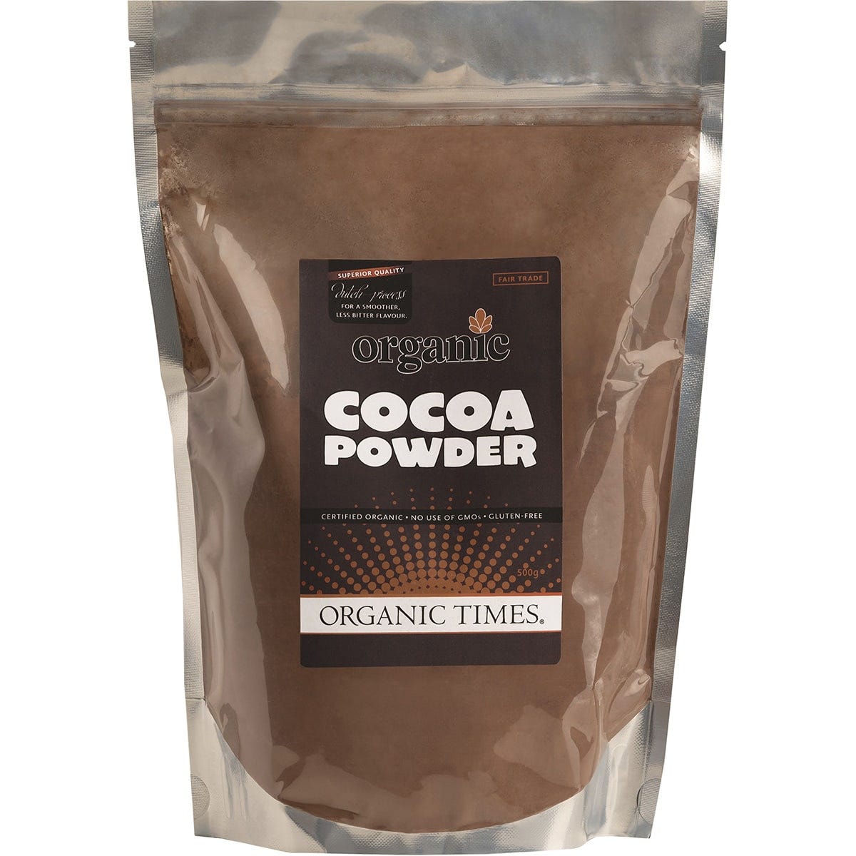 Organic Times- Cocoa Powder-500g