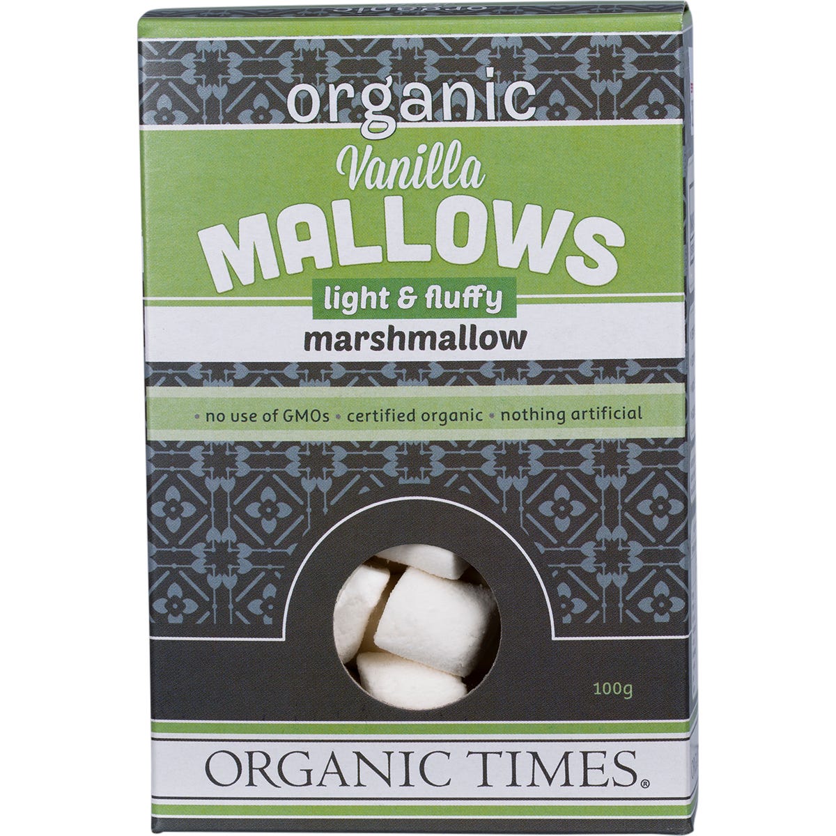 Organic Times- Marshmallows Vanilla-100g