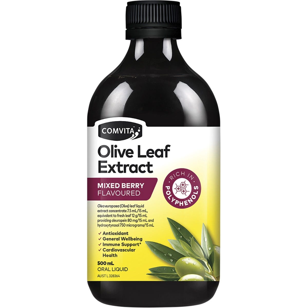 Comvita- Olive Leaf Extract Mixed Berry-500ml