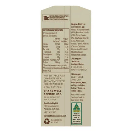 OMG- Oat Milk Chocolate Proatein-12x350ml