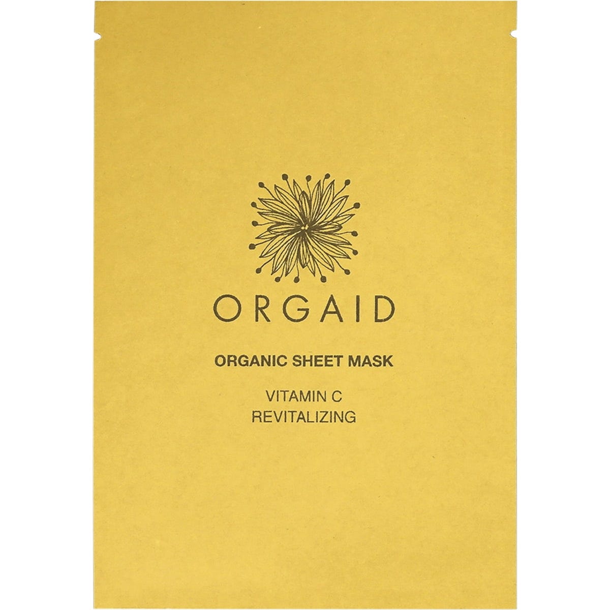 Orgaid- Organic Sheet Mask Vitamin C & Revitalizing-24ml